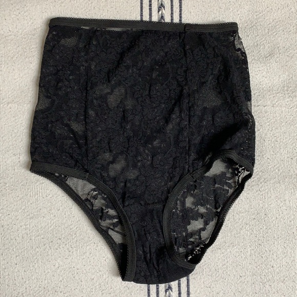 American Apparel High Waisted Lace Underwear - Picture 1 of 2